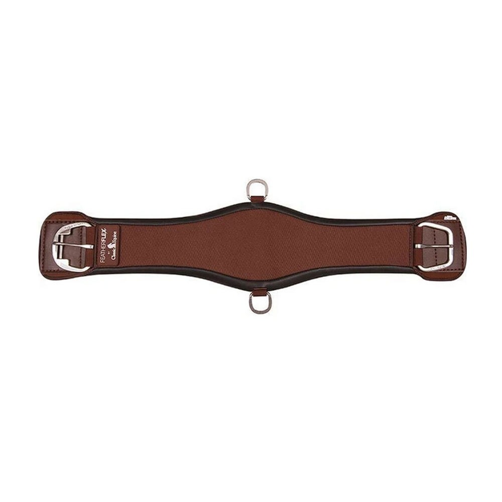 CLASSIC EQUINE FeatherFlex Brown Roper Cinch (FFRCBR)