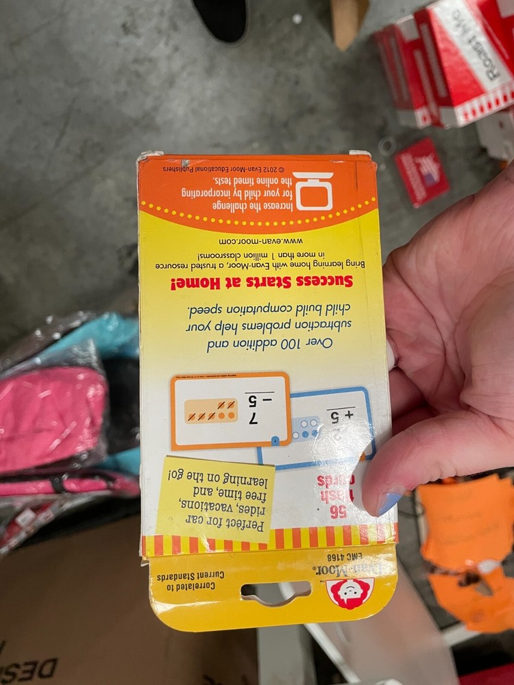 Evan-Moor EMC 4168 Addition And Subtration Flash Cards
