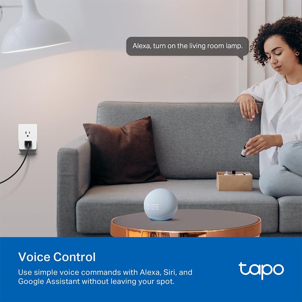 TP-Link Smart Plug Mini, Matter Compatible, Compatible with Alexa, Googl