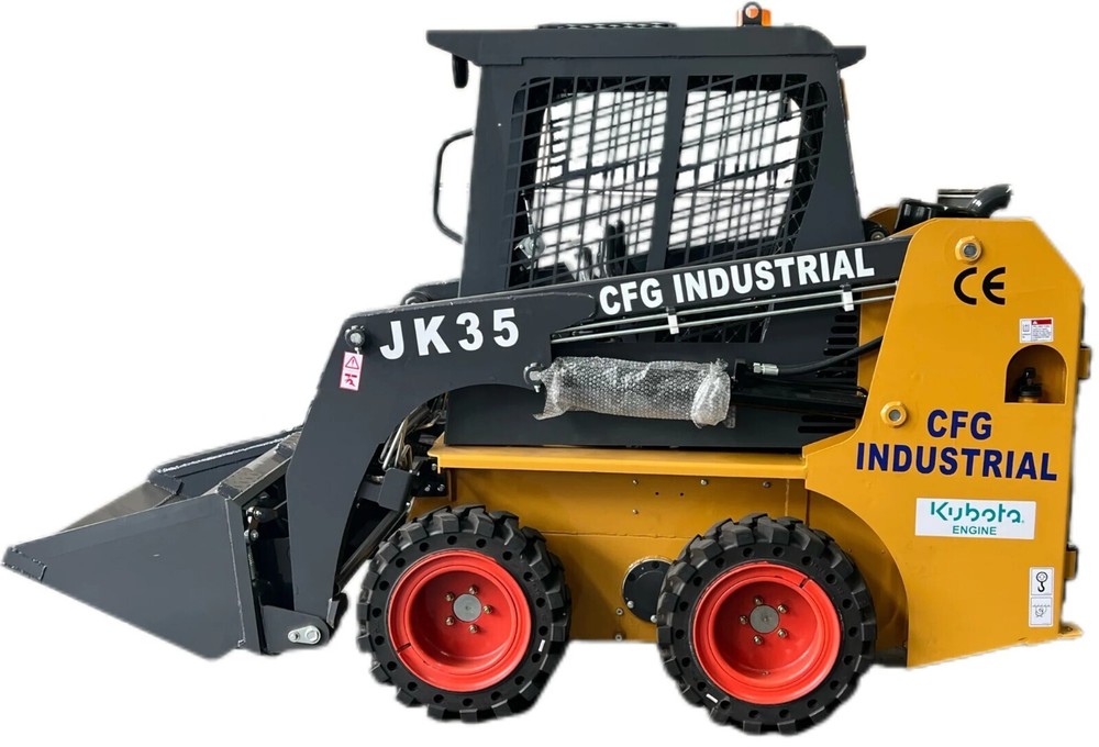 CFG JK35 1.4 Ton Mini Skid Steer Loader Wheeled with Kubota Engine EPA Certified