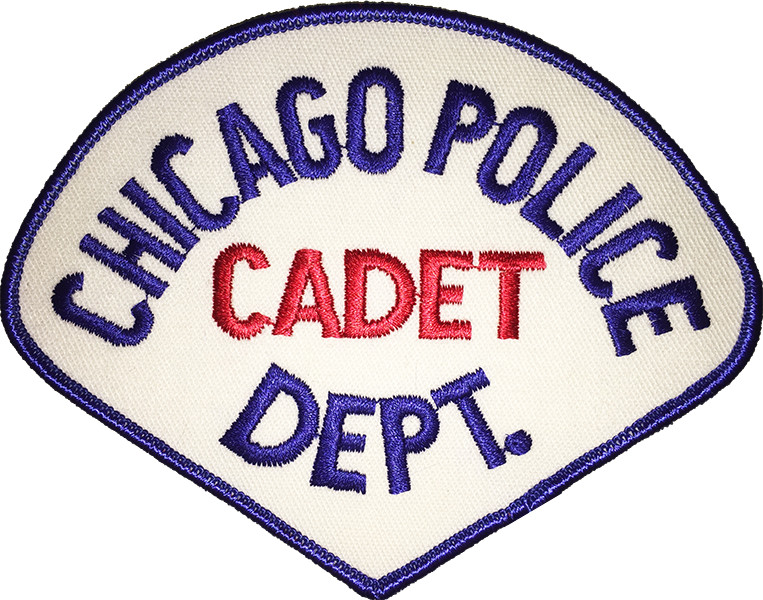 CHICAGO POLICE SHOULDER PATCH: Cadet Teardrop