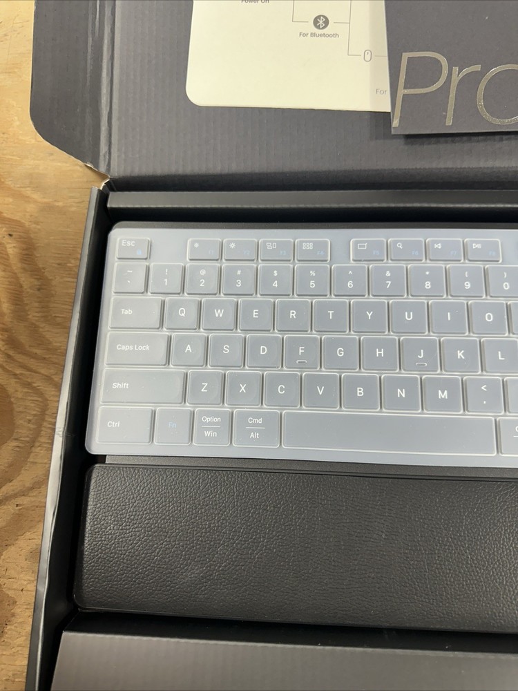 ProtoArc Wireless Keyboard and Mouse, KM60 Full-Size Bluetooth Keyboard Mouse