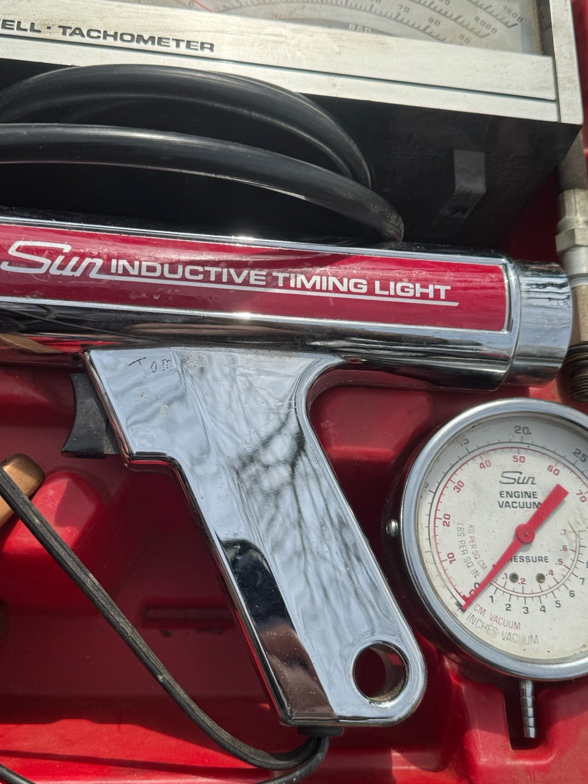 Sun CP 7501 / CP7601 Inductive Timing Light Dwell Tachometer Tune-Up Testing Kit