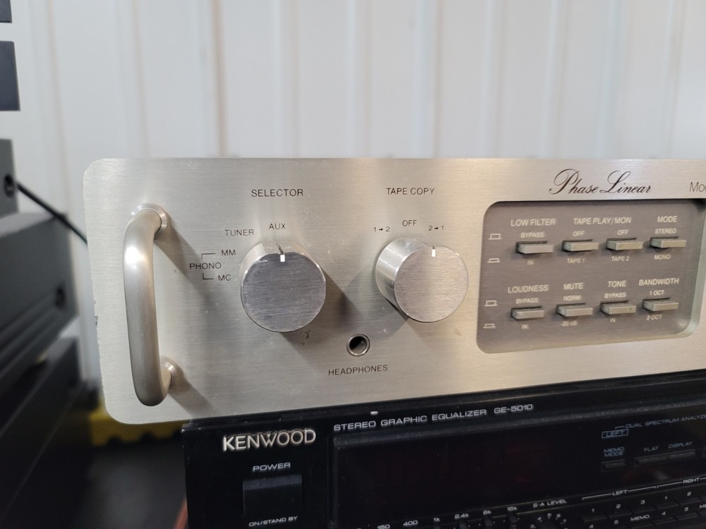 Phase Linear Model 3500 Series 2 Pre-Amplifier - Original - Working -Handles!