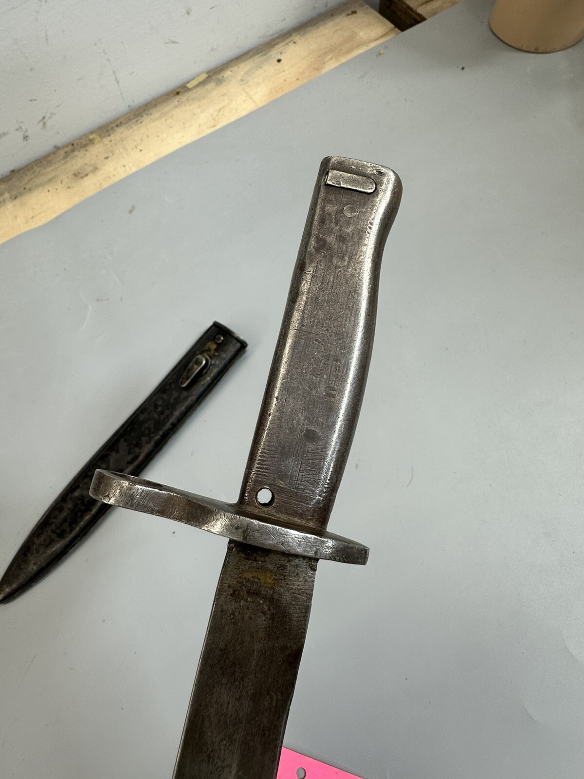 WWI German Made Turkish M1903 Mauser Rifle M1916 Ersatz Bayonet & Scabbard/p14