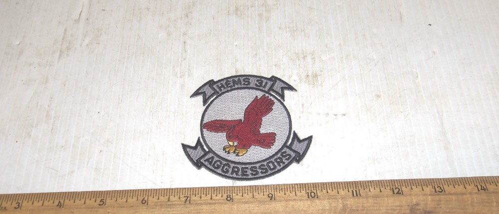 US Marine Corps - HEMS 31 Aggressors Embroidered Patch