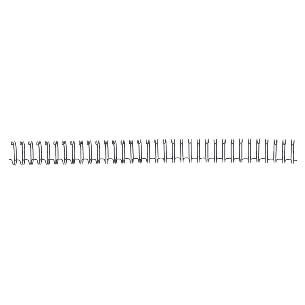 100x Double Loop Wire Binding Spines 9/16Inch 34Loop 3:1 Pitch 120Sheet Capacity