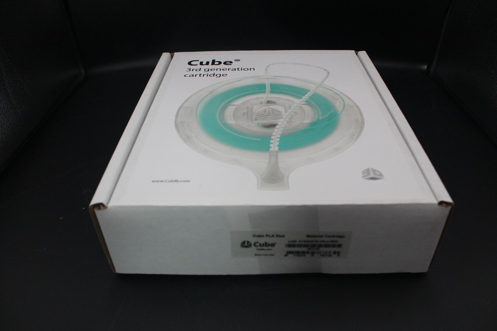 3D Systems Cube 3rd Gen Generation Cartridge PLA Red 391142