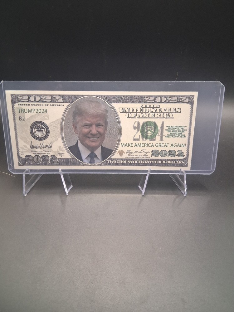 Trump 2024 Make America Great Again $2024 Commemorative Issue Novelty Bill