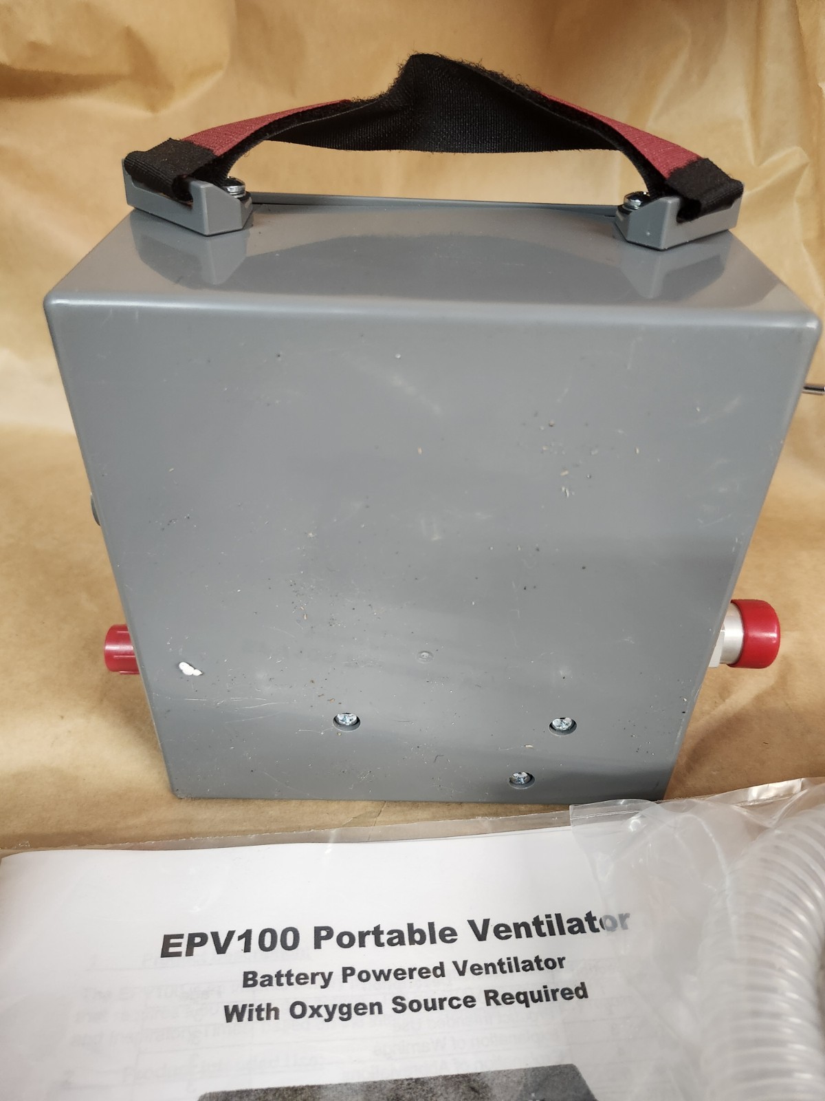 Allied Healthcare Ventilator EPV100 in open box with Power Supply Never Used