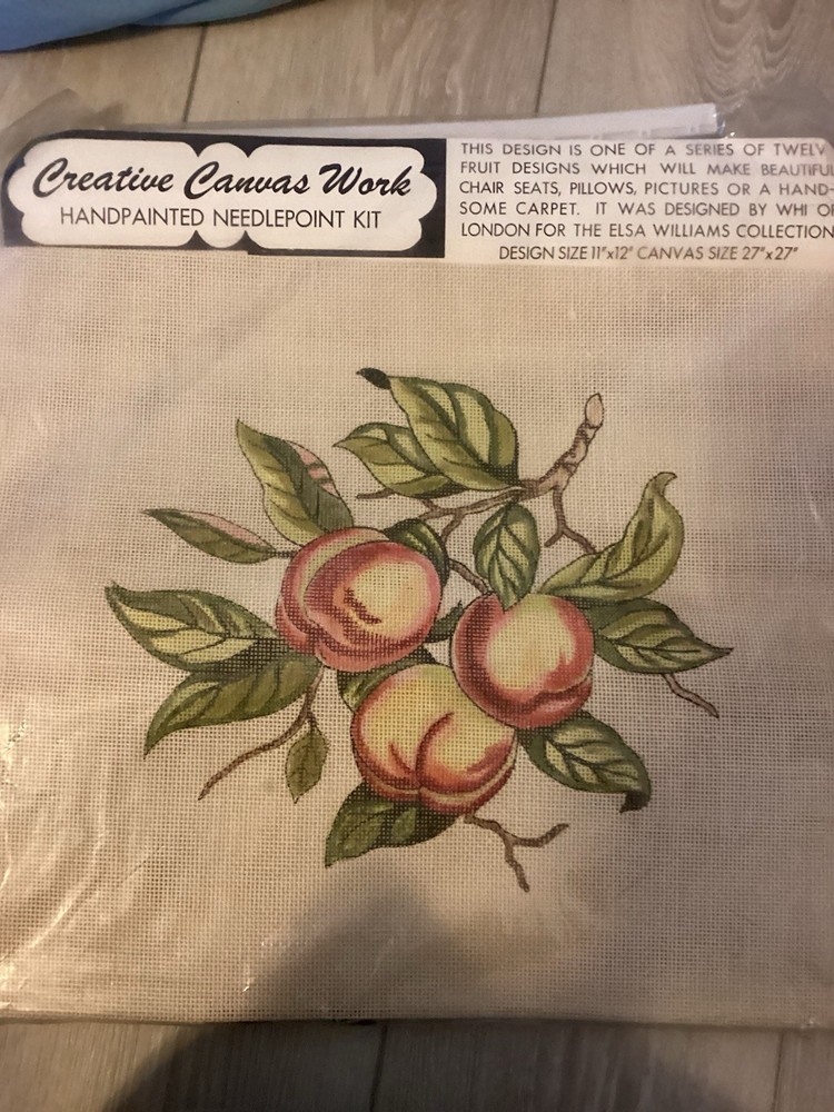 Elsa Williams Hand painted Needlework Kit With Thread New