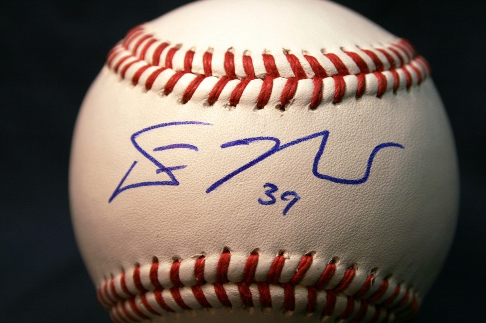 DEVIN MESORACO AUTOGRAPHED SIGNED BASEBALL CINCINNATI REDS #39 COA