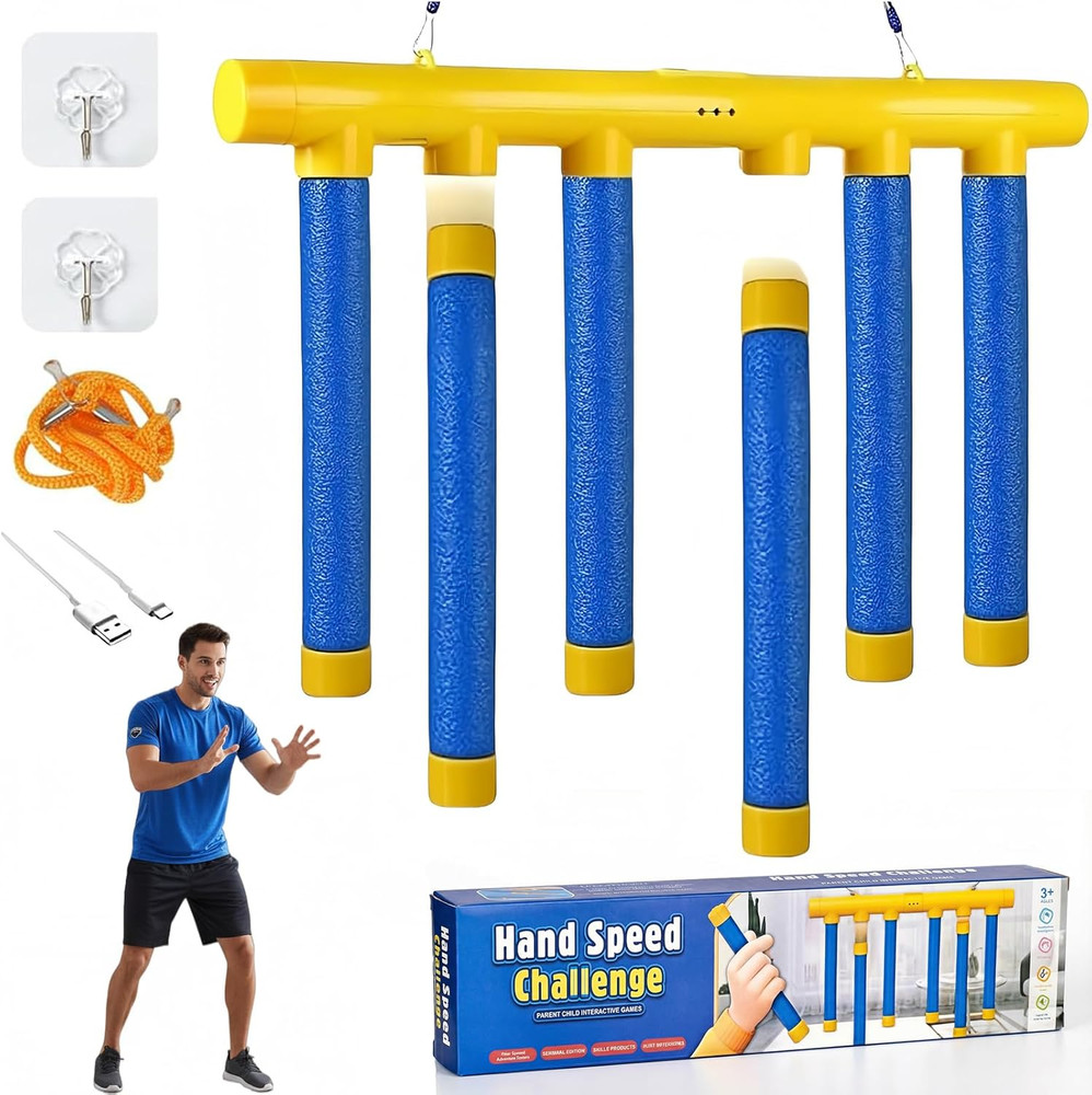Upgrade Reflex Drop Sticks Challenge Game, Falling Sticks Reaction Training Tool