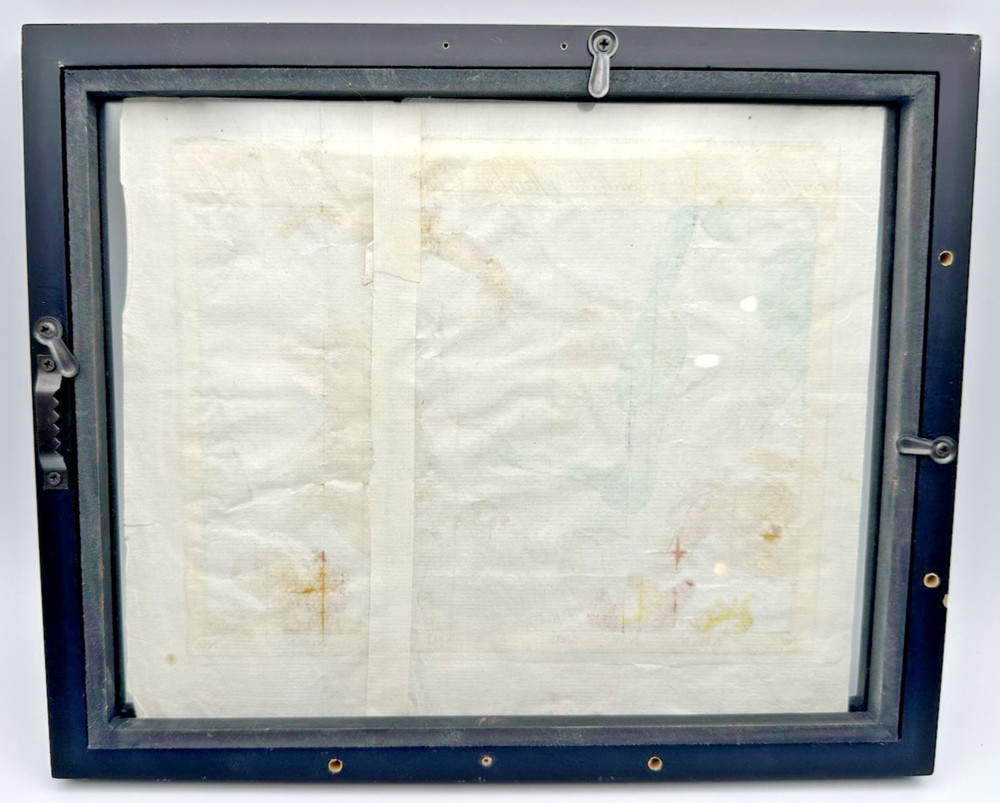 1777 BODE Hand Colored CELESTIAL CHART for December - Celestial Atlas Page