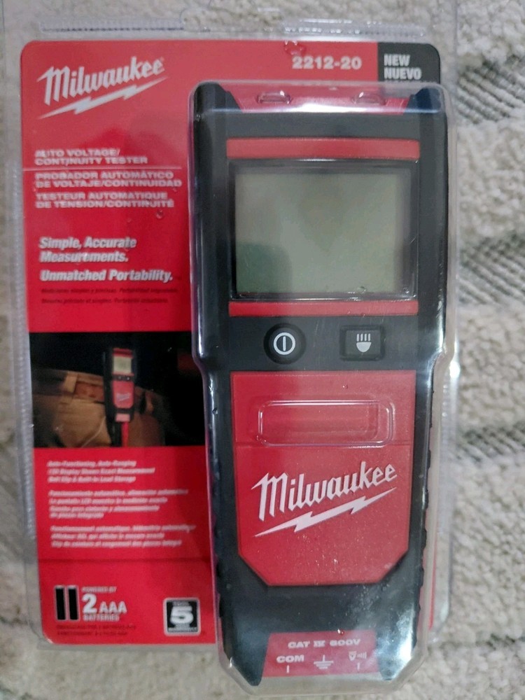 Milwaukee 2212-20 Auto Voltage/Continuity Tester