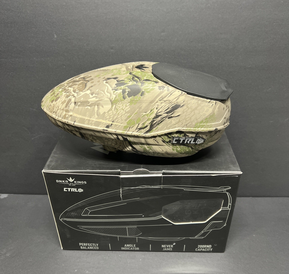 BunkerKings CTRL CAMO Paintball Hopper Loader.