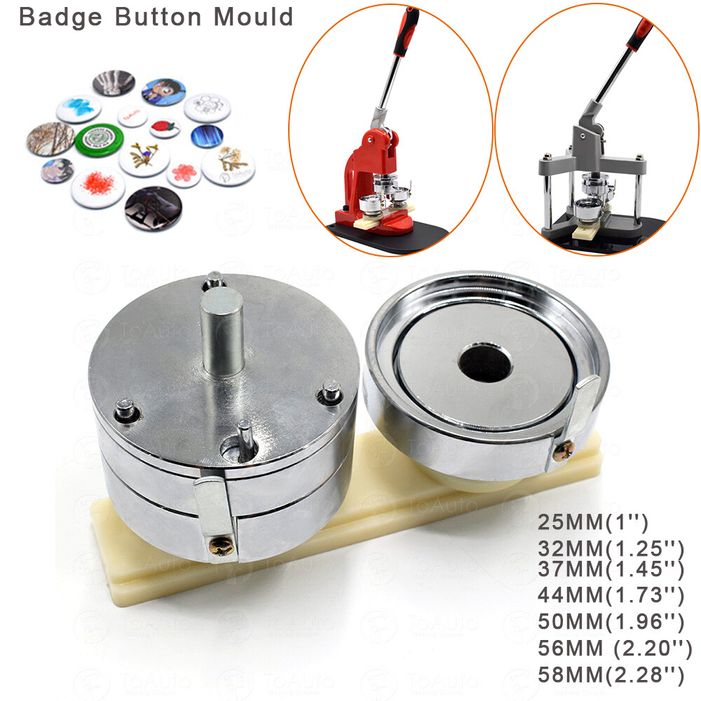 Round Button Maker Die Mould Interchangeable for Badge Machine 1 inch -2.28inch