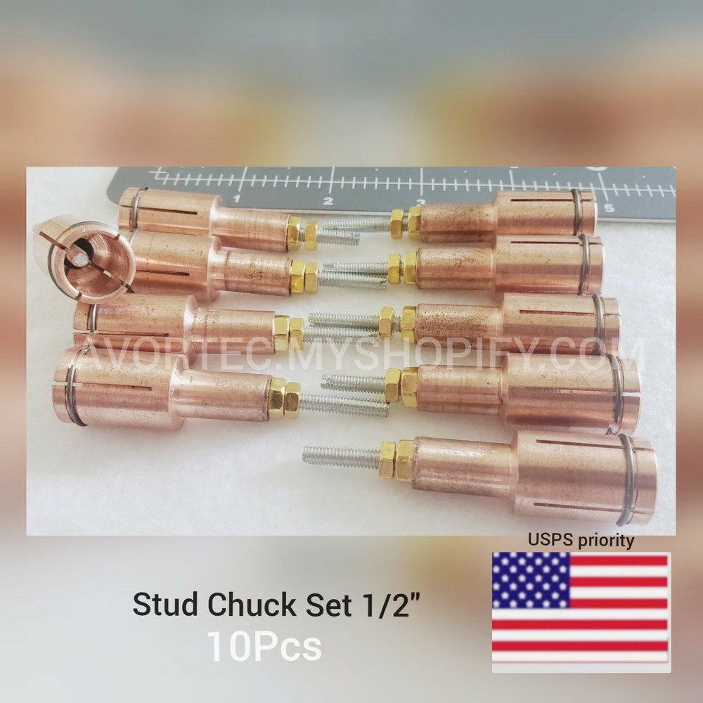 Stud chuck7/16" Thread CD Capacitor Discharge welding machine stud chuck collet