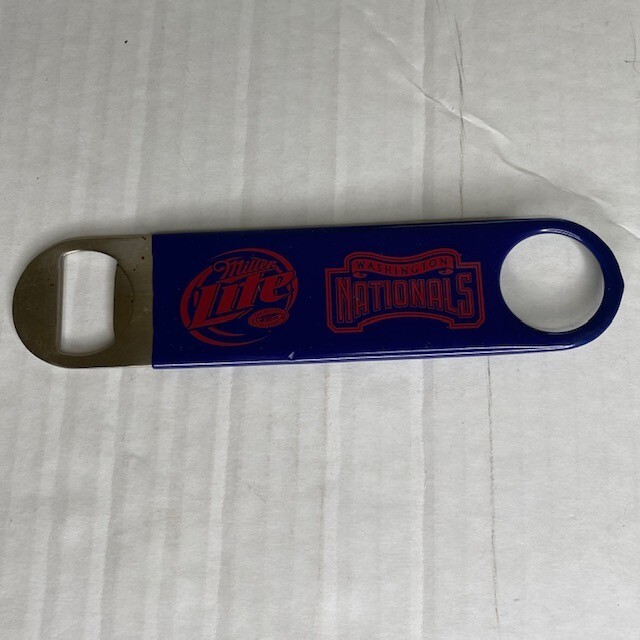 Miller Lite Washington Nationals Bottle Opener