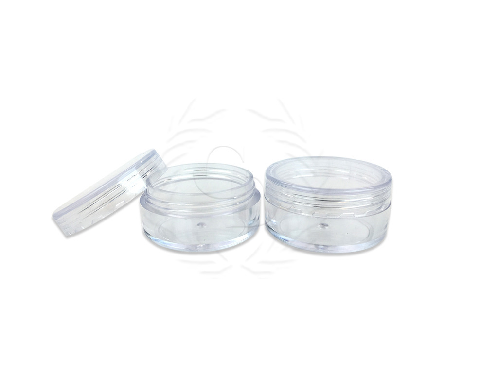 200 Packs 10 Gram/10ML High Quality Cream Cosmetic Sample Clear Jar Containers
