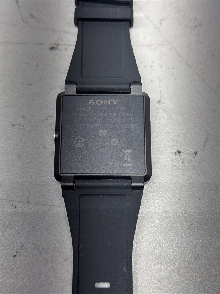Sony Smart Watch SW2 For Android Bluetooth,with charger And Box EUC Tested Works