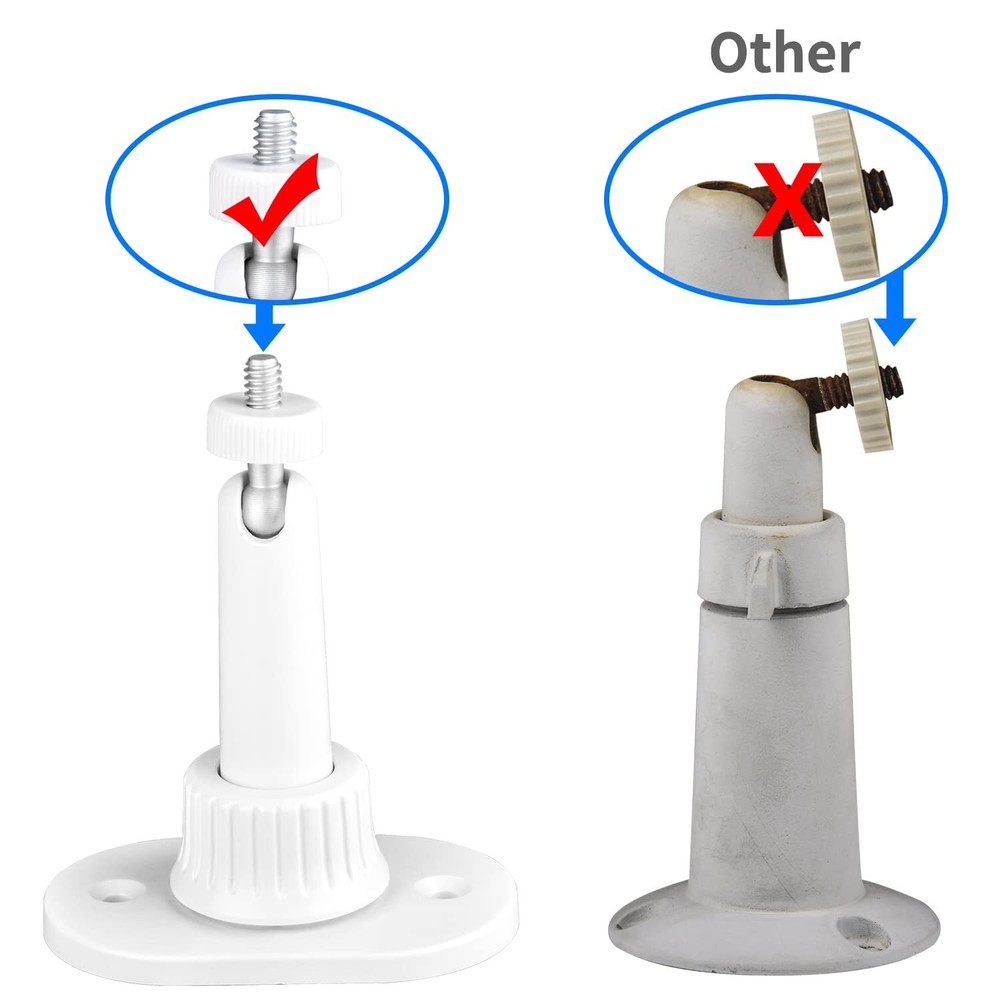 2pack Strong Adhesive Wall Mount Compatible With Ring Stick Up Cam Wired/battery
