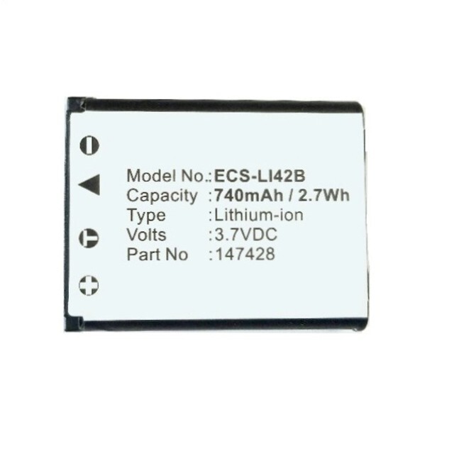 ECS LI-42B Olympus Compatible Li-Ion Rechargeable Battery