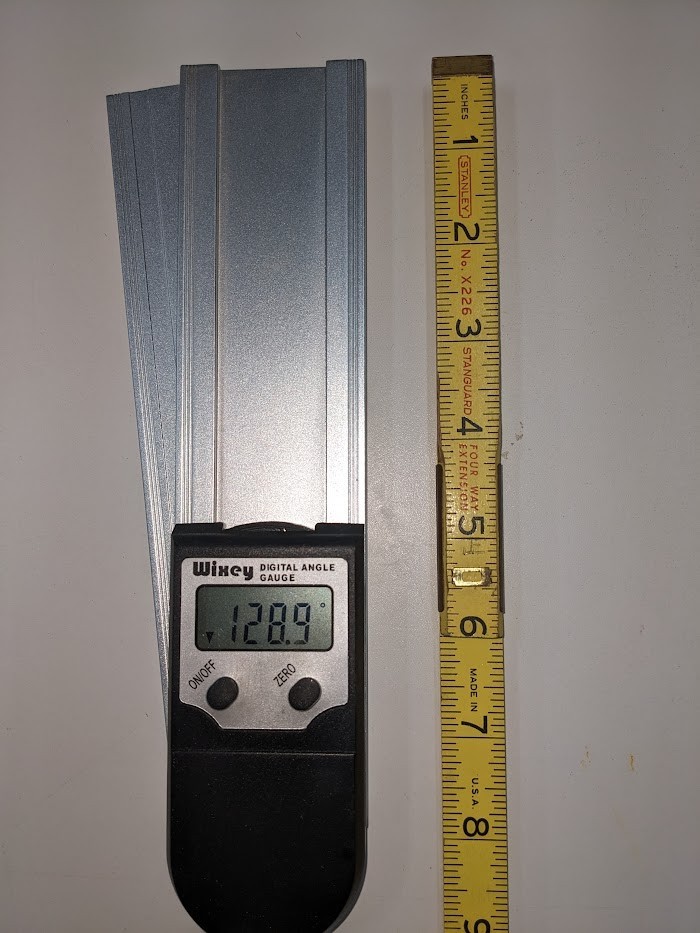 Wixey 8'' Digital Protractor – Durable Angle Measuring Tool w/ Magnetic Edges