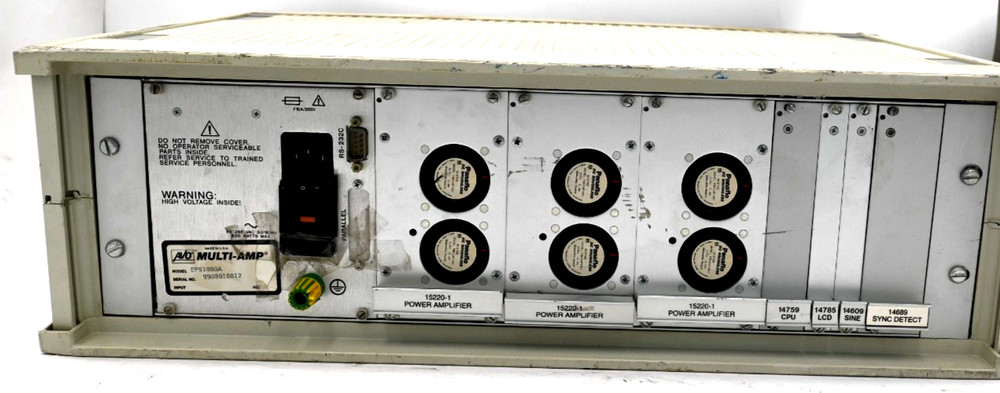 AVO Multi-Amp Biddle Megger EPS-1000 Electronic Phase Shifter Relay Test Set