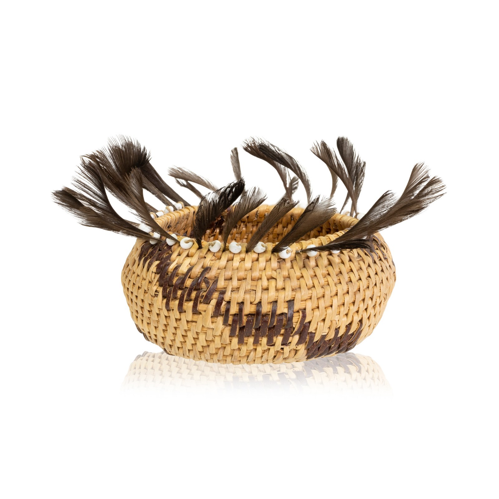 19th Century Pomo Miniature Basket