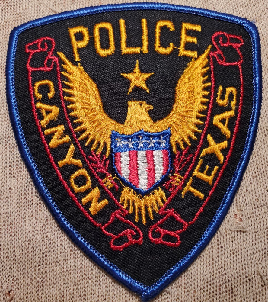 TX Canyon Texas Police Patch