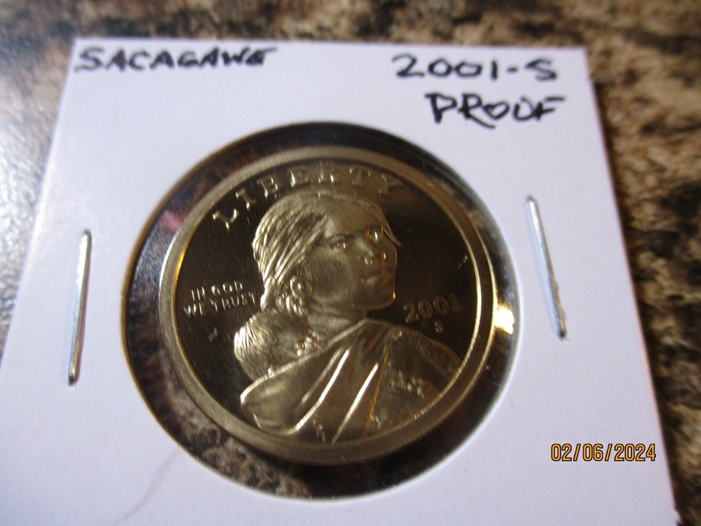 2001-S PROOF SACAGAWEA DOLLAR    TT