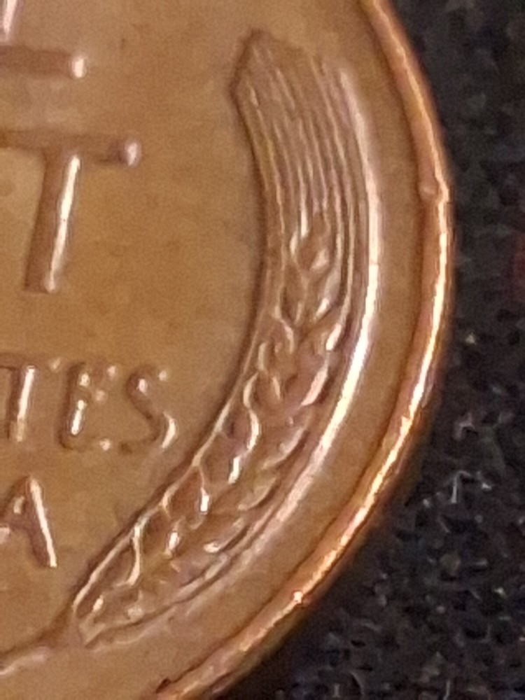 1958 Lincoln Wheat Cent Error L on Rim