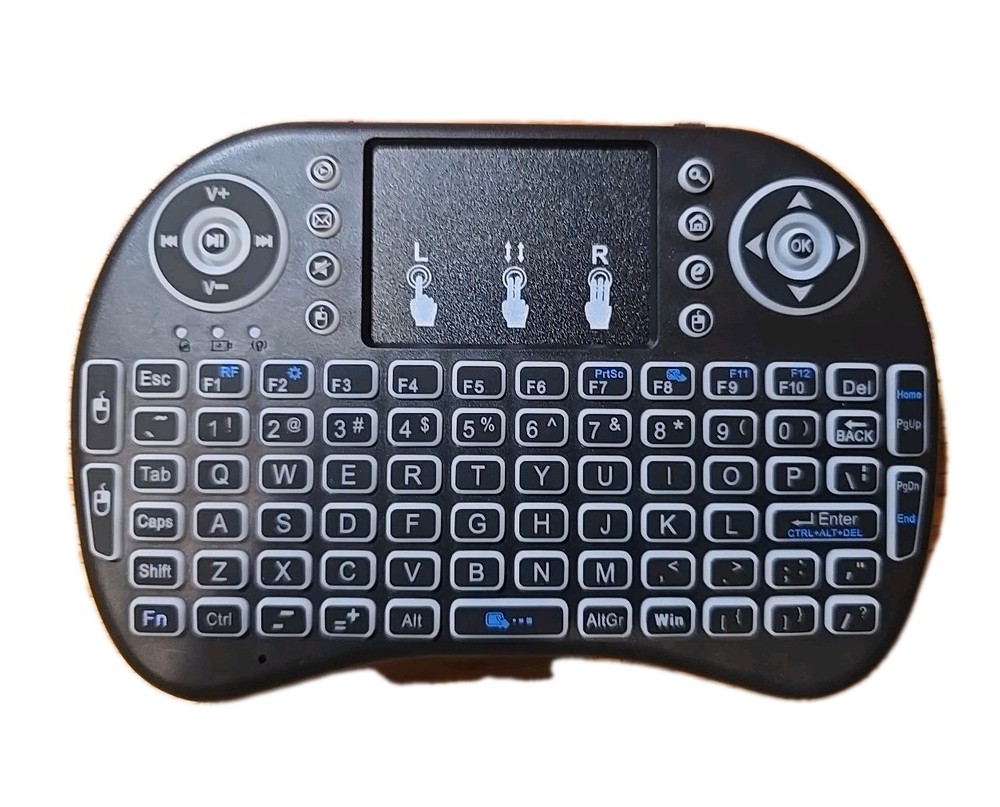 Mini Wireless Keyboard Touchpad Backlit Remote for PC Android TV Box Smart TV