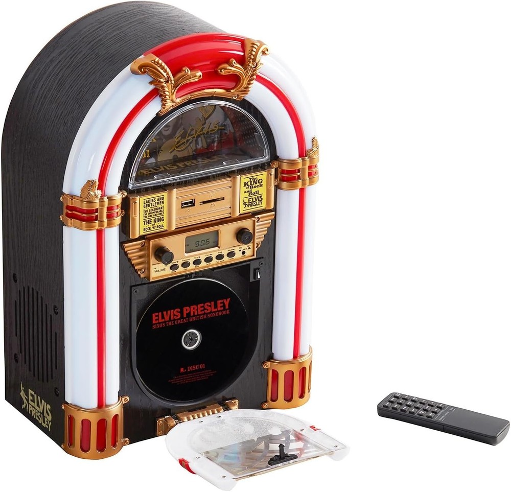 Arkrocket X Mini Jukebox/Tabletop CD Player/Bluetooth Speaker/Radio/Usb and SD