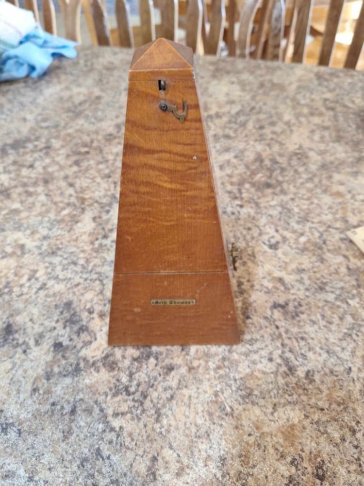 Vintage Seth Thomas Metronome Wood  Works