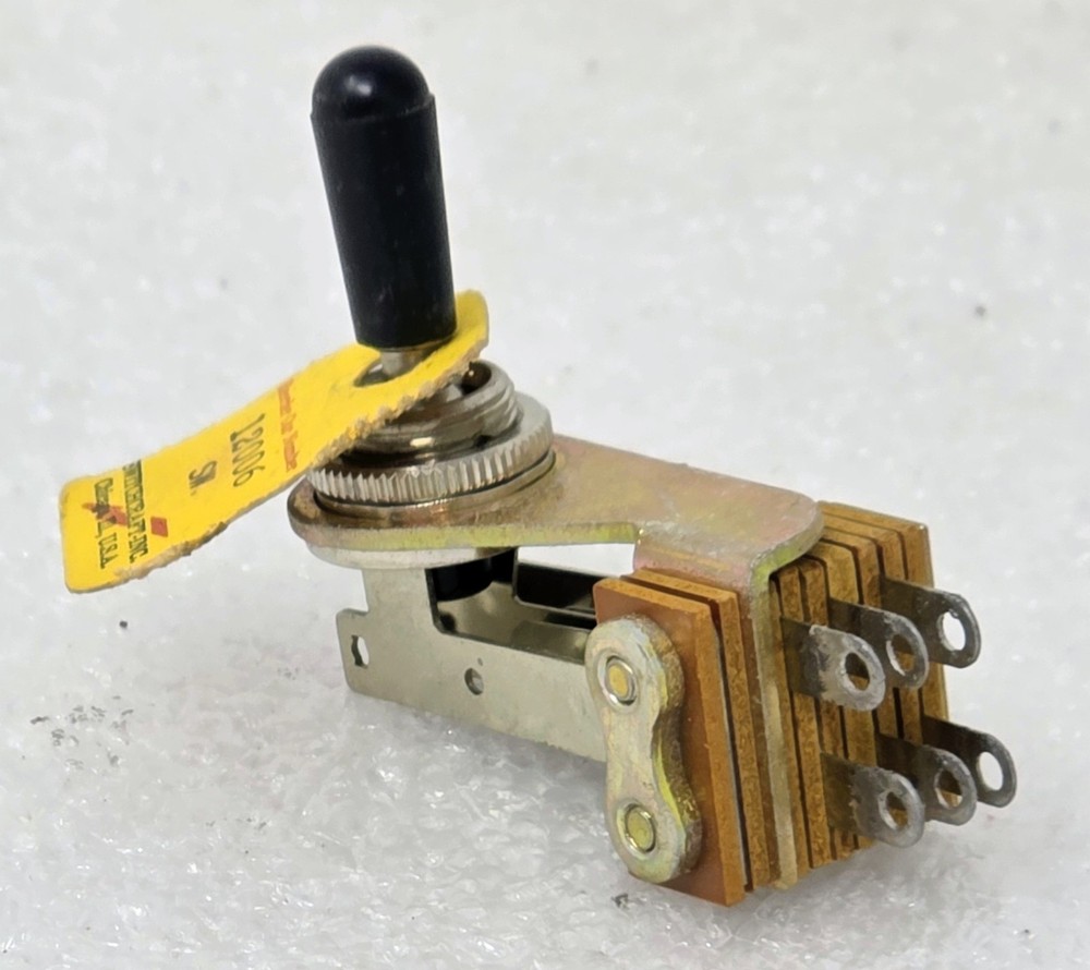 Switchcraft 12006 Switch with Black Knob Actuator