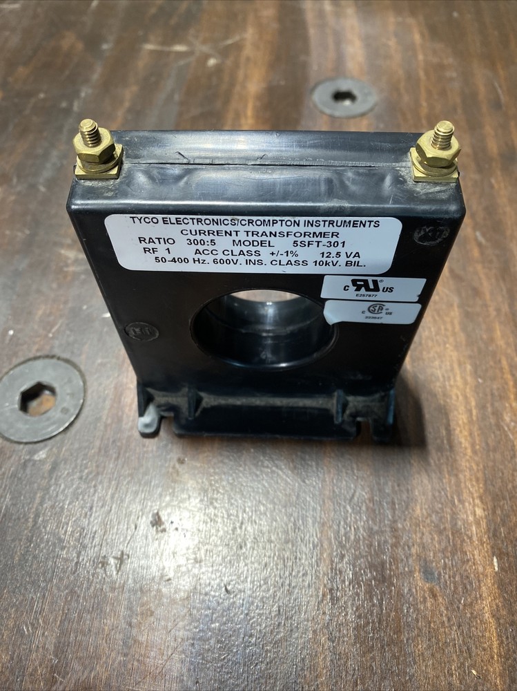 New Tyco Electronics/Cromton Instuments Model 5SFT-301 Current Transformer