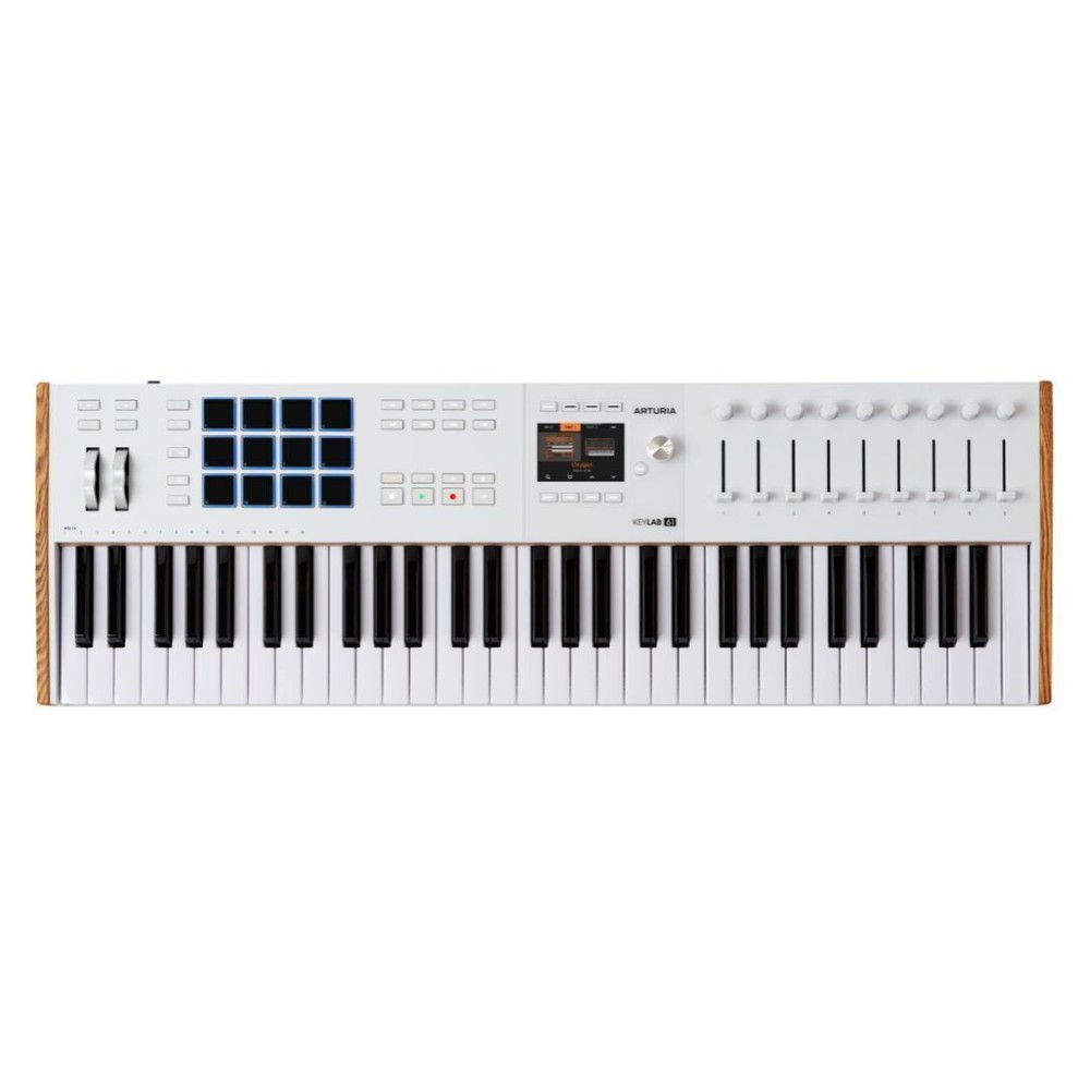 Arturia KeyLab Mk3 61 Keyboard MIDI Controller with DAW Integration White