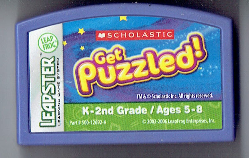 leapFrog Leapster Game Cart Get Puzzled Educational