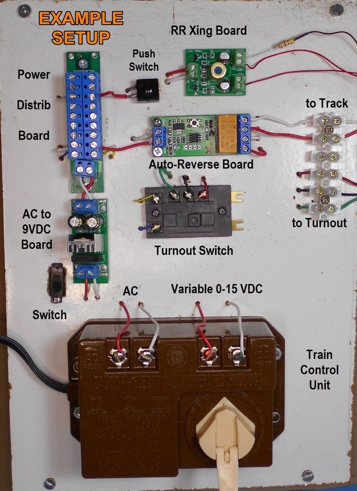 Power Distribution Board Kit for Model Trains