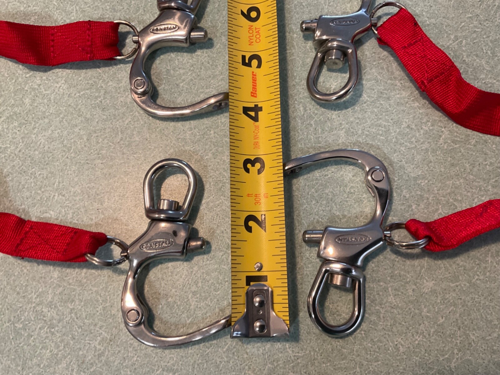 Ronstan Snap Shackle - Large Swivel Bail - 73mm(2-7/8) with 9 inch quick release