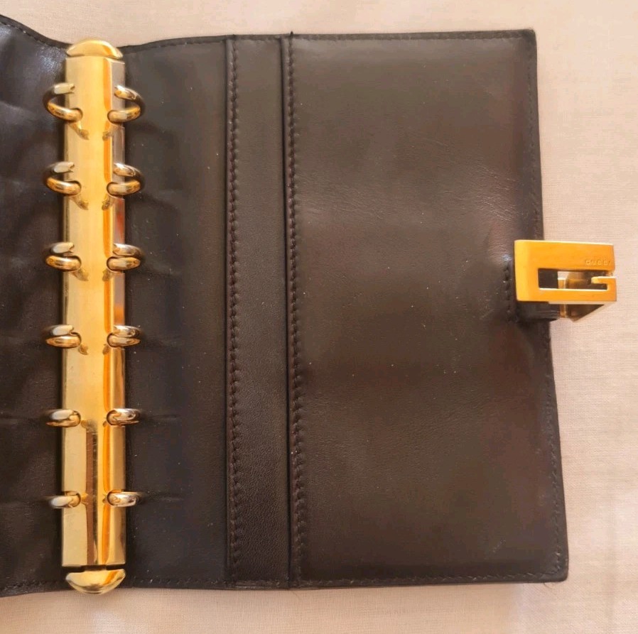 Authentic Gucci Snakeskin Leather Agenda