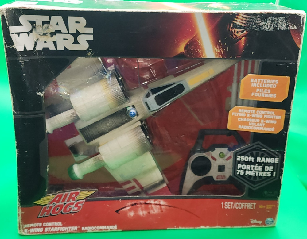 STAR WARS REMOTE CONTROL Air Hogs X-Wing Star Fighter. New Damaged Box
