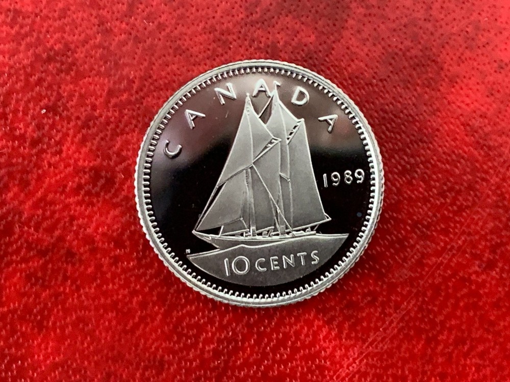 Canada 10 Cent 1989 Proof Coin-Uncirculated