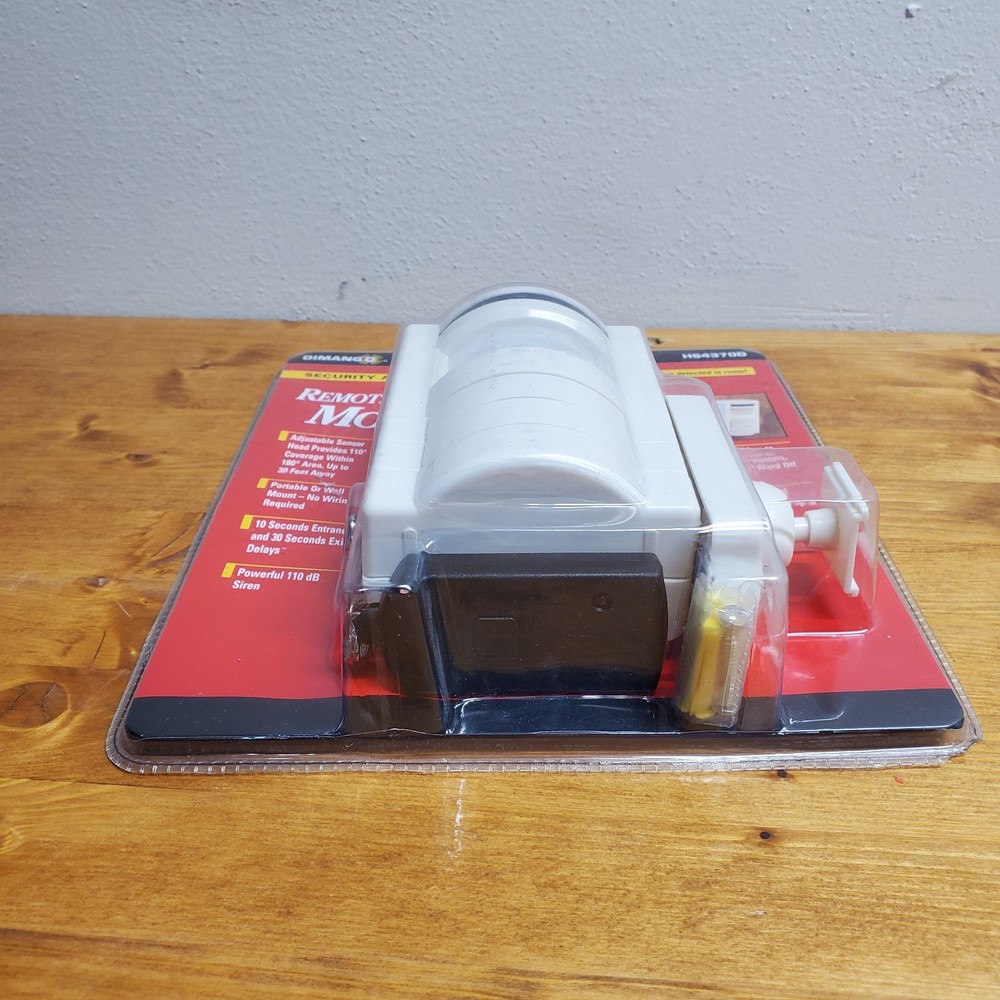 DIMANGO Wireless Remote Control Adjustable MOTION ALARM HS4370D