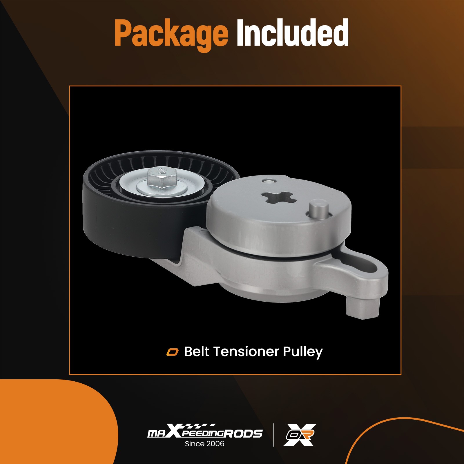 Drive Belt Tensioner Assembly w/ Pulley For Toyota Camry RAV4 2012-2017 2.5L