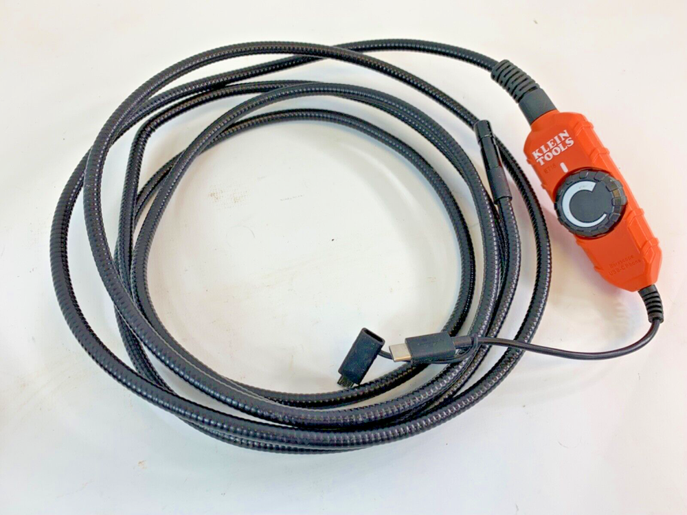 Klein Tools ET16 10 ft Borescope Digital Camera LED Lights For Android Devices