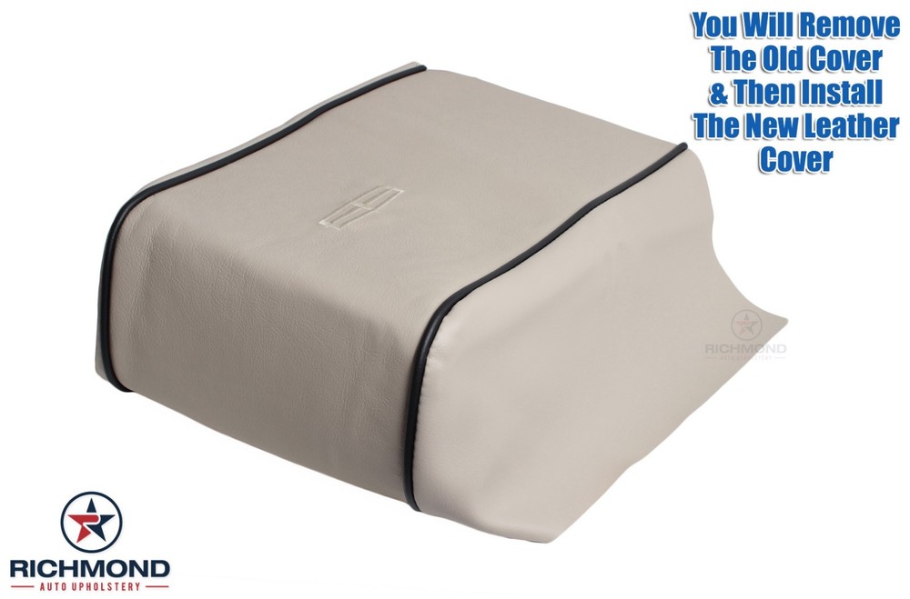 2006 Lincoln Mark LT -Center Console Storage Compartment Leather Lid Cover, Tan