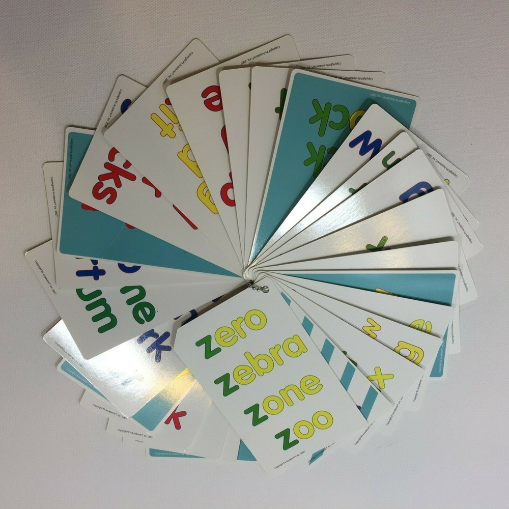 Flash Cards Early Learning Educational Games Vowels Phonics Math Addition Count